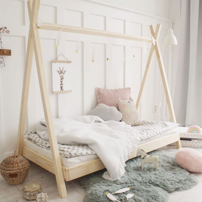 Charming wooden tipi beds for little adventurers Charming wooden tipi beds for little adventurers