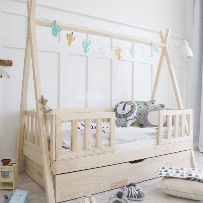 Beautiful wooden tipi beds for a magical bedtime experience Beautiful wooden tipi beds for a magical bedtime experience