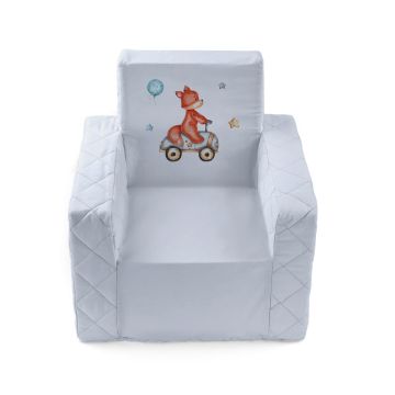 Oskar Grey Toddler Chair With Car Print 