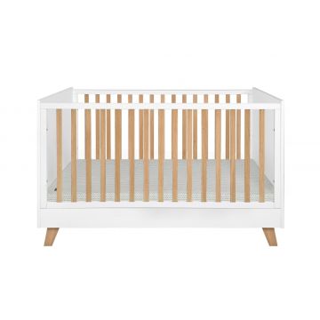 Scandi Designer Cot Bed in White