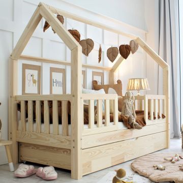 Nils Duo Plus 190x90cm White with Trundle Bed