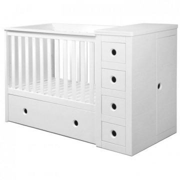 3 in 1 Cot Bed | Changing Table | Chest Of Drawers 