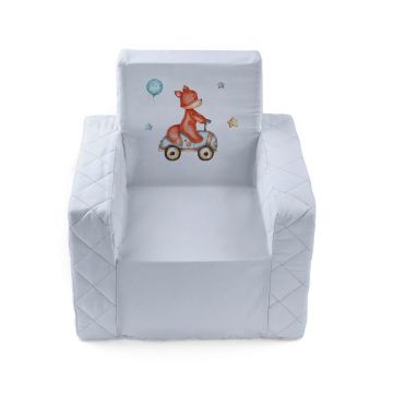 Oskar Grey Toddler Chair With Car Print 