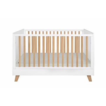 Scandi Designer Cot Bed in White