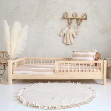 Basic Wooden Bed 200x90 with 10 cm Legs