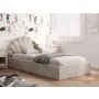 Sea Shell Beautiful Upholstered Bed for Kids and Toddlers | Velvet Finish | EU Single 90x200 thumbnail