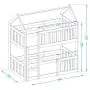 Single House Bunk Bed Size Chart thumbnail