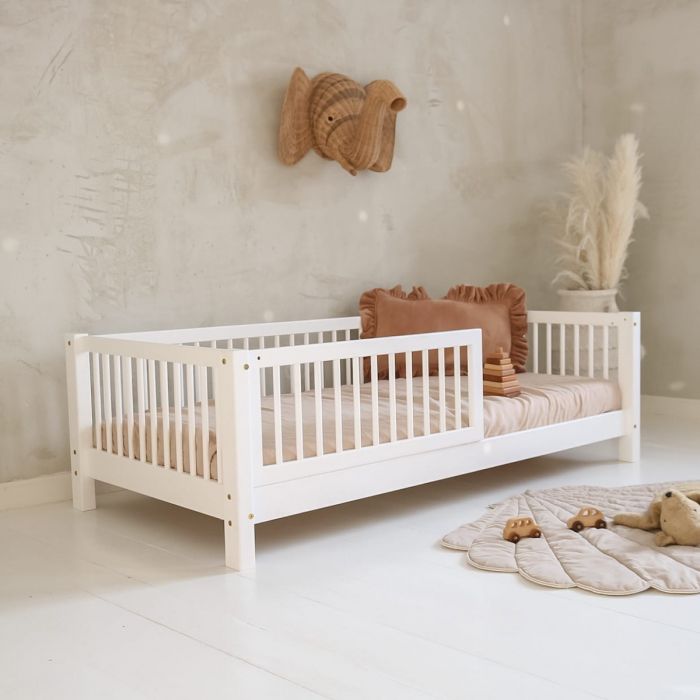 Designer White Toddler Bed