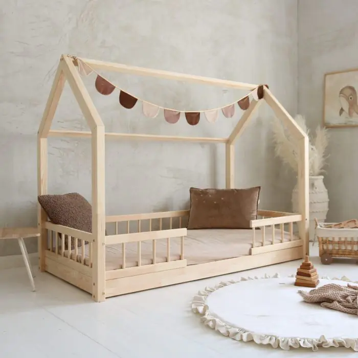 Montessori Bed with Safety Rails