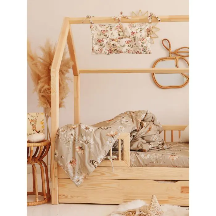 Elisabet Duo Plus 160x80 Natural - Sanded Wood with Trudnle Bed