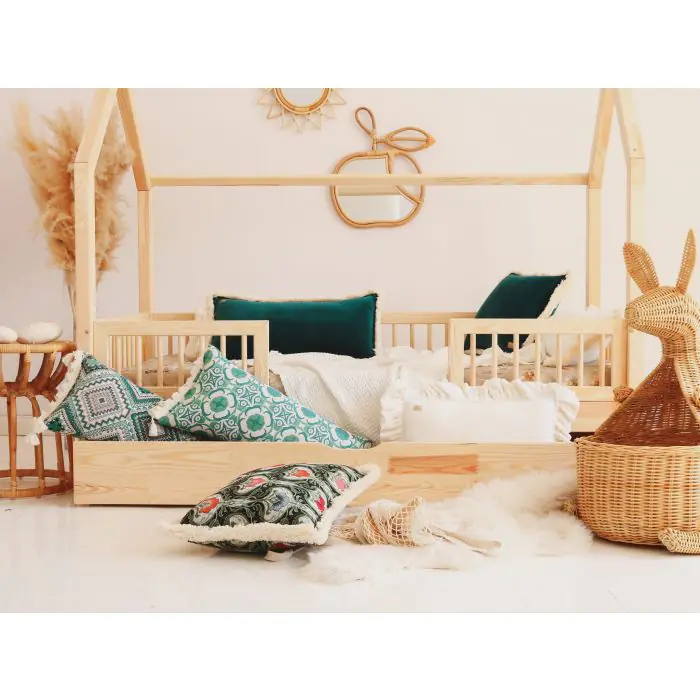 Elisabet Duo Plus 160x80 Natural - Sanded Wood with Trudnle Bed