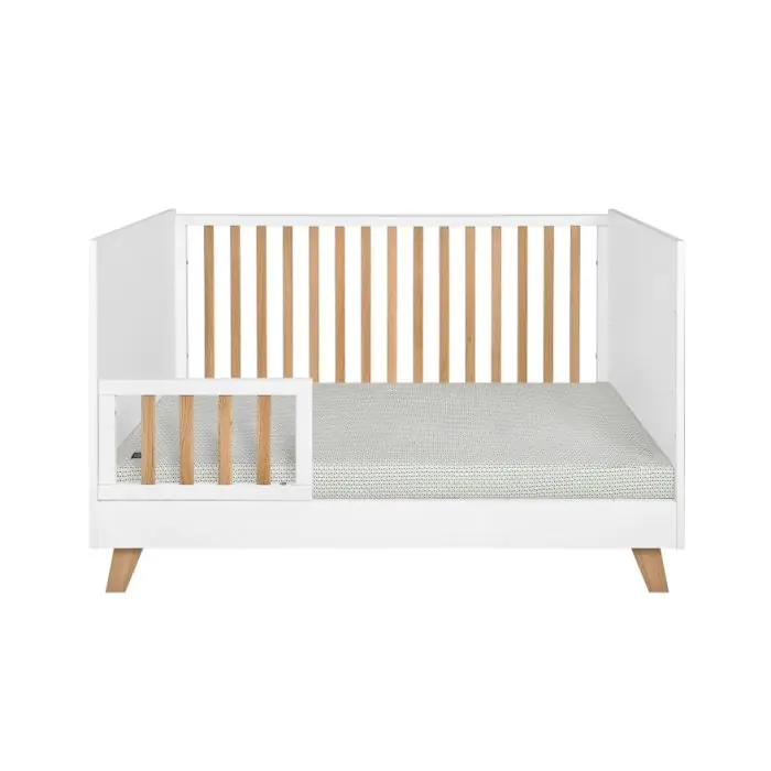 Scandi Designer Cot Bed in White