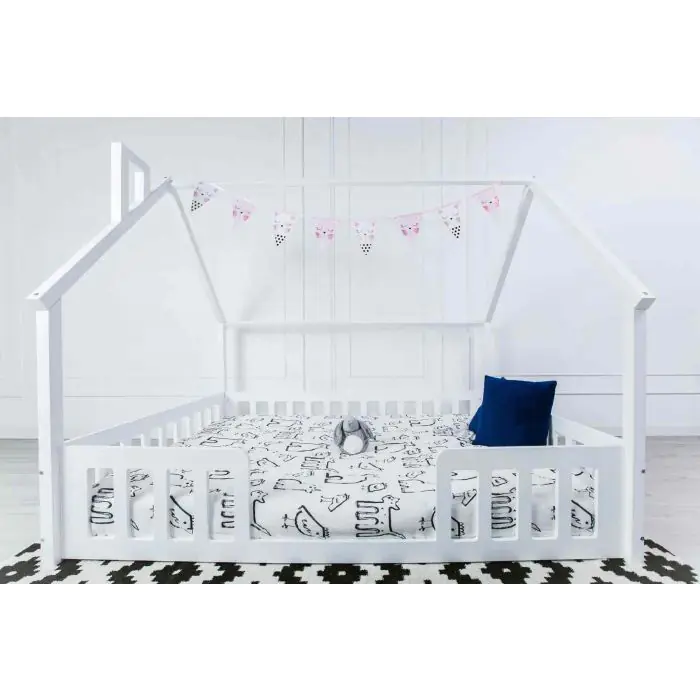White Montessori Bed