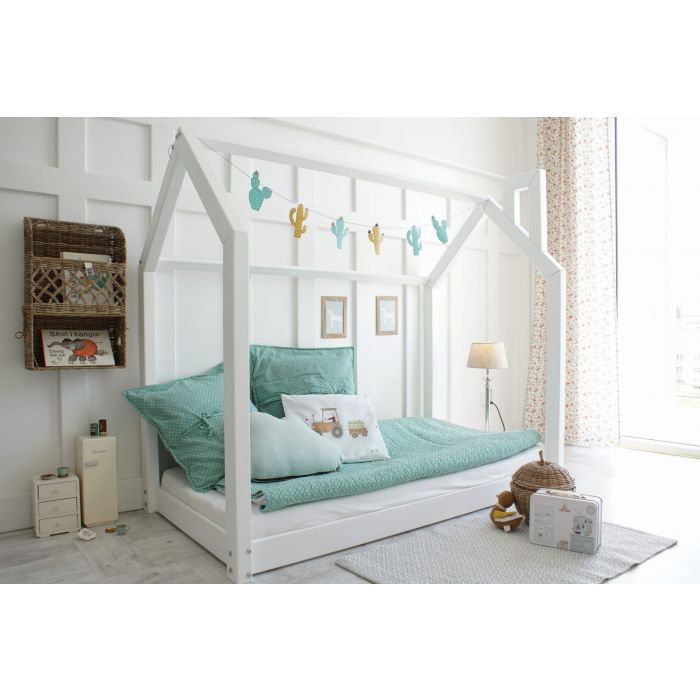 White Montessori Bed