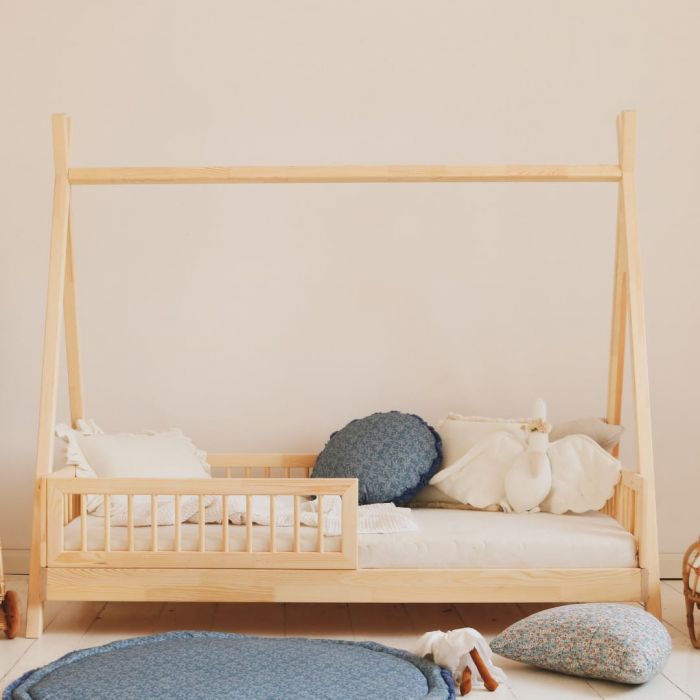 Charming wooden tipi beds for a whimsical sleep adventure